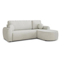 ECKSOFA Jazz, Seite: Rechts - Weiß, Holz/Textil (240/160cm) - Sofnet