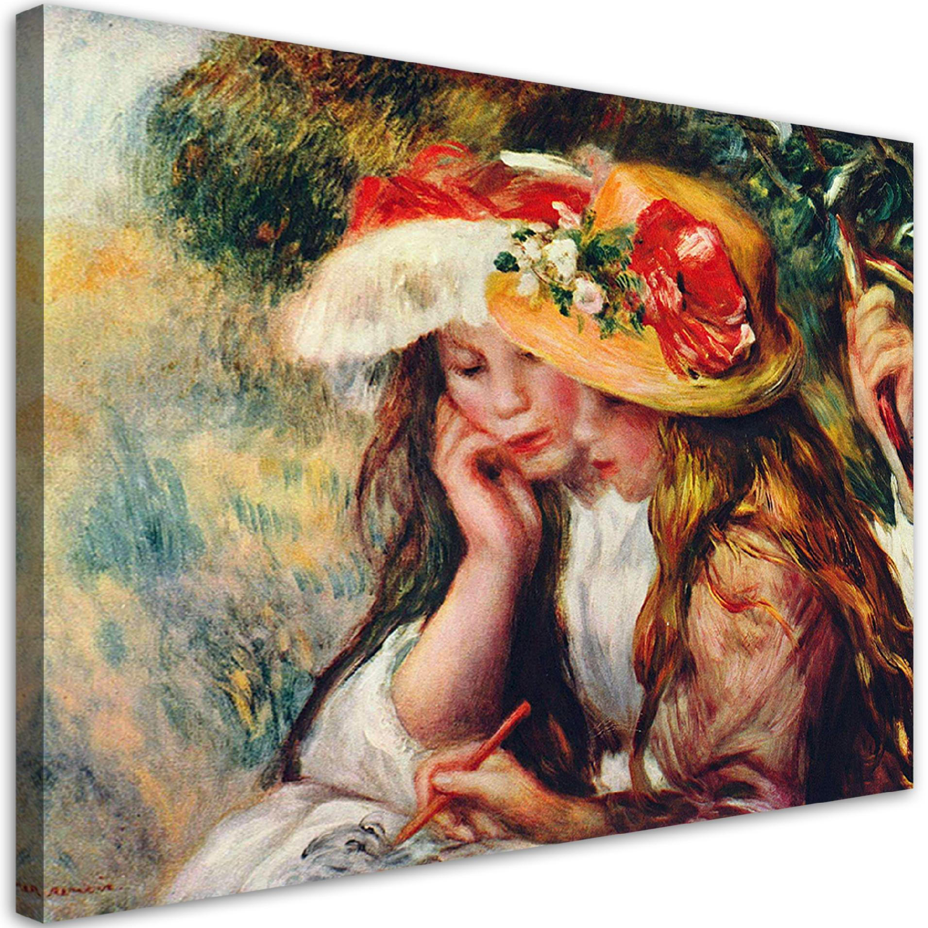 WANDBILD zwei junge mädchen am klavier auguste renoir - Multicolor, Textil (60/40cm) - Feeby