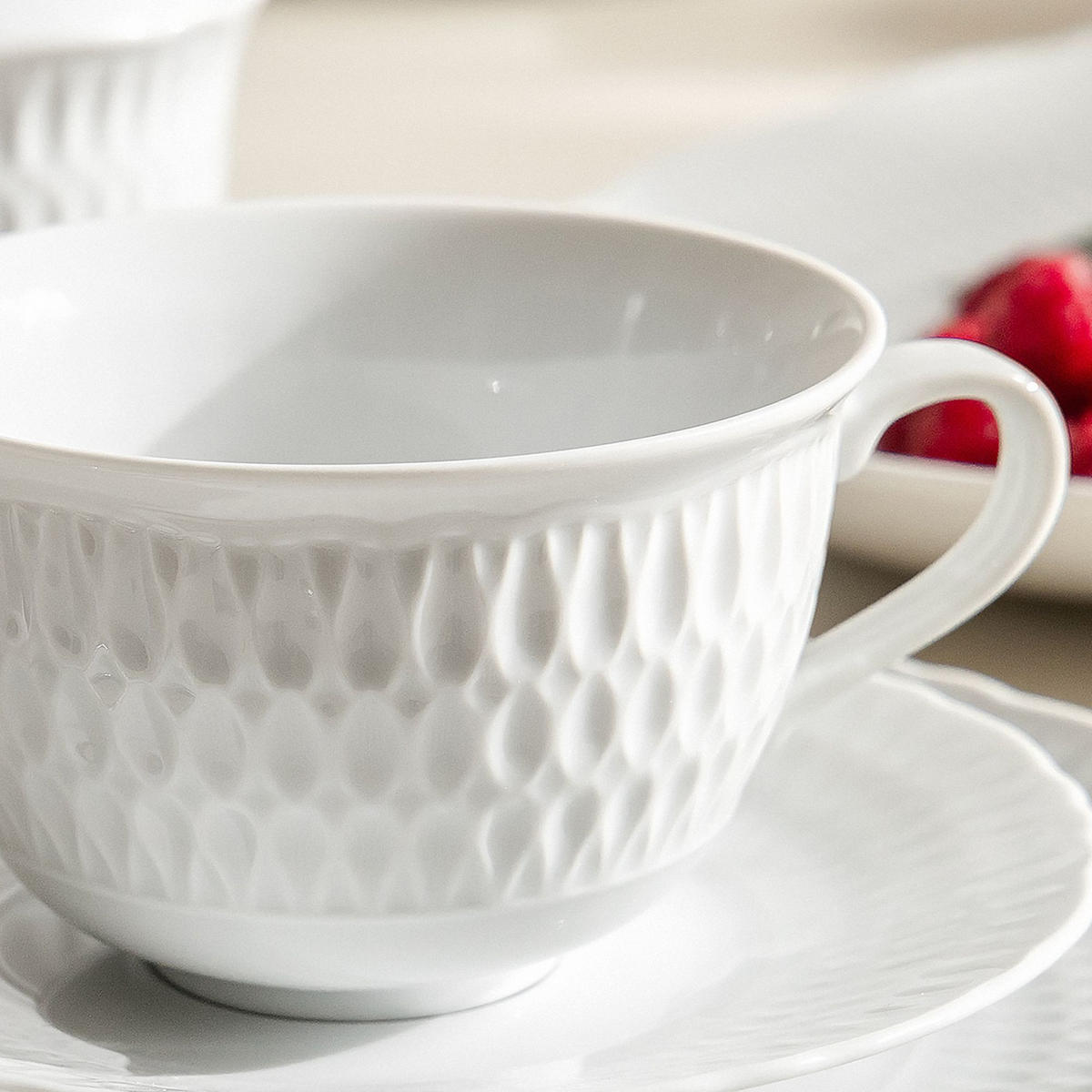 SUPPENSCHALE CMIELOW SOFIA 6-tlg aus Porzellan - Weiß, Keramik - KONSIMO®