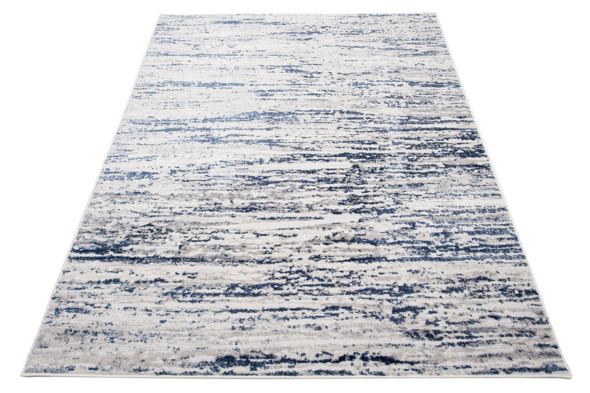 TEPPICH SKY Blau Grau 120/170 cm - Blau/Grau, Textil (120/170cm) - Tapiso