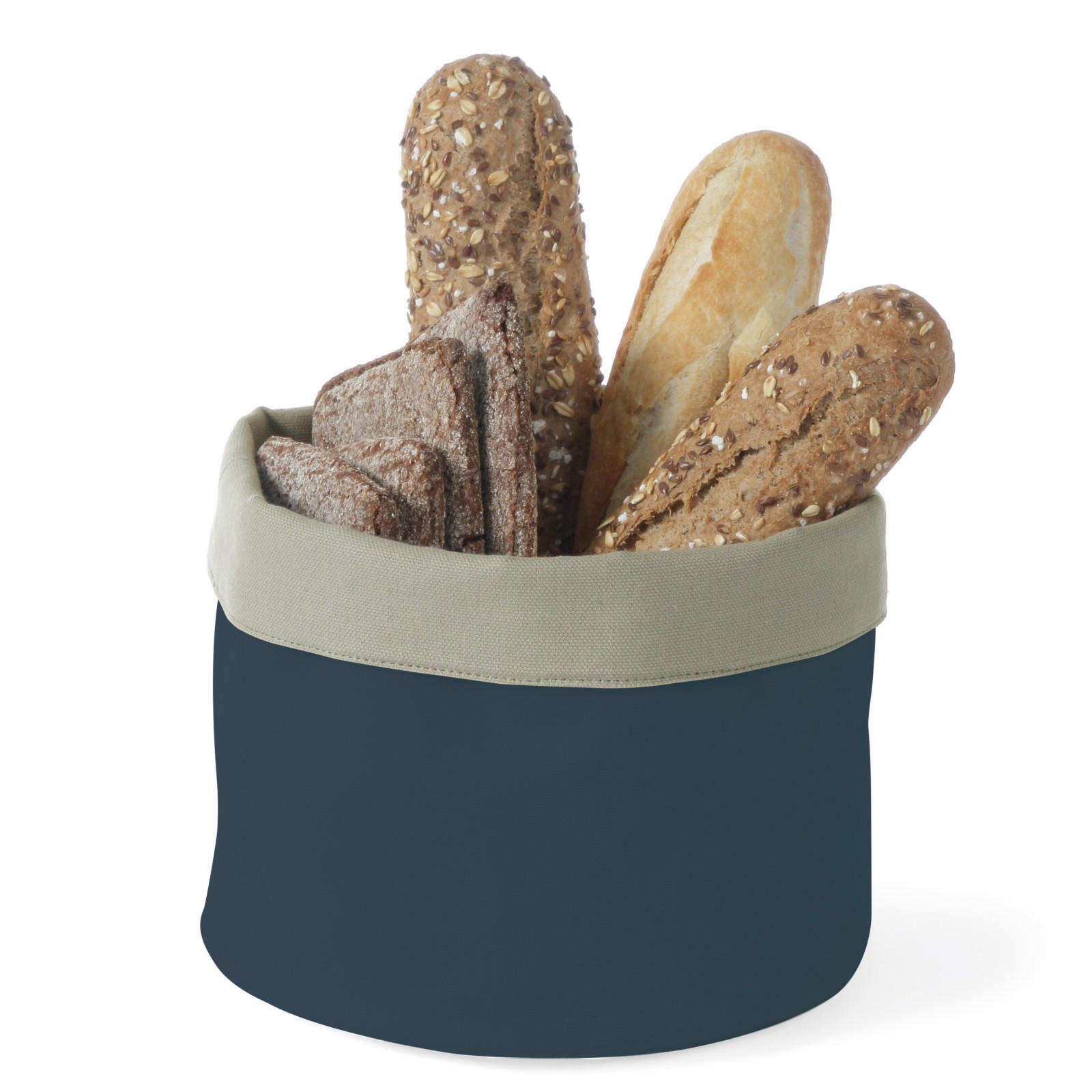 BROTKORB - Blau - ø 20 cm - Grau, Keramik (2/20/20cm) - Cookinglife