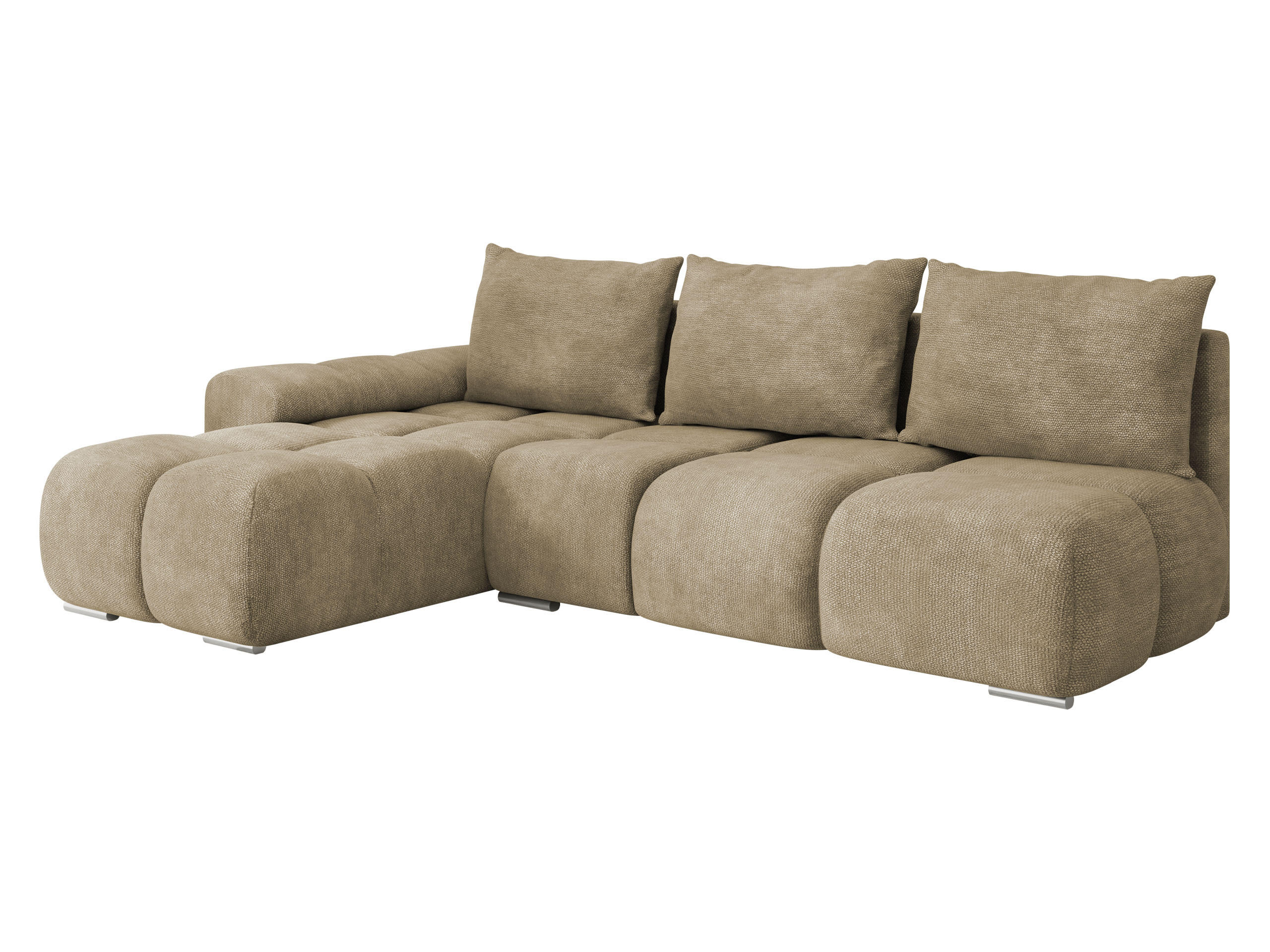 Mirjan24 Ecksofa Natur 270x183 cm