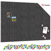 FILZ-WANDPANEELE 120x80 cm dunkelgrau - Dunkelgrau, Textil (120/80/1cm) - ALLboards