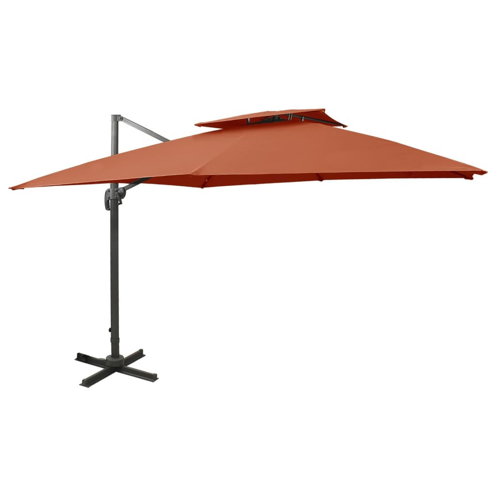 Deluke Sonnenschirm Terracotta 300x300 cm