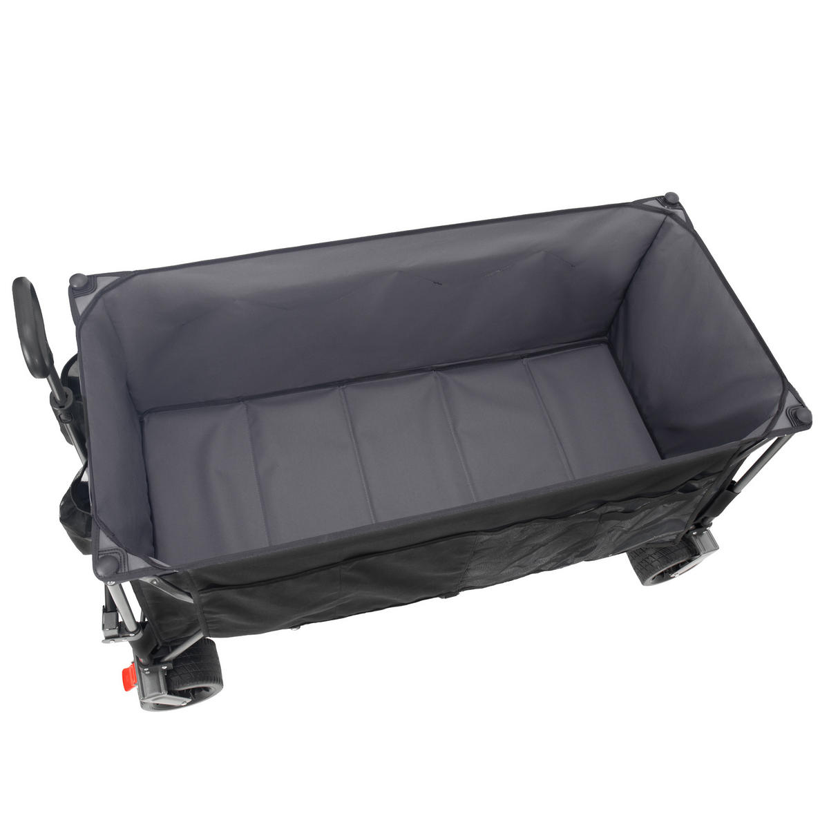 TRANSPORTWAGEN, extra groß faltbar, 300L, 250kg, Vier-Wege-Montage, schwarz - Schwarz, Metall (26.5/73/41.5cm) - Vallsero
