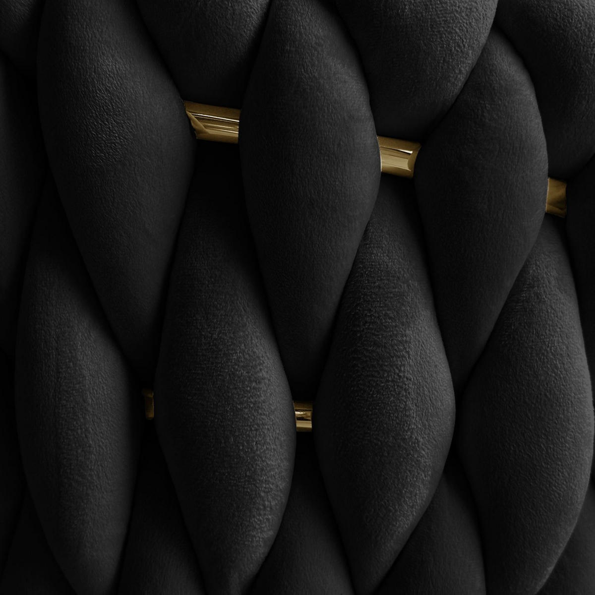 ARMLEHNENSTUHL ROSALIE - Goldfarben/Schwarz, Textil (65/73/54cm) - Lookway