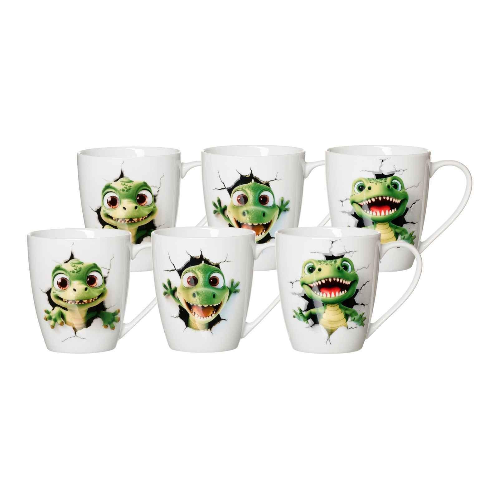 HENKELBECHER Capybara bunt 360 ml 6er Set - Multicolor, Keramik (0.36L) - Ritzenhoff Breker
