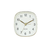 WECKER Travel 8.5/8.5/8.5 cm - Weiß, Kunststoff (8.5/8.5/8.5cm) - Karlsson