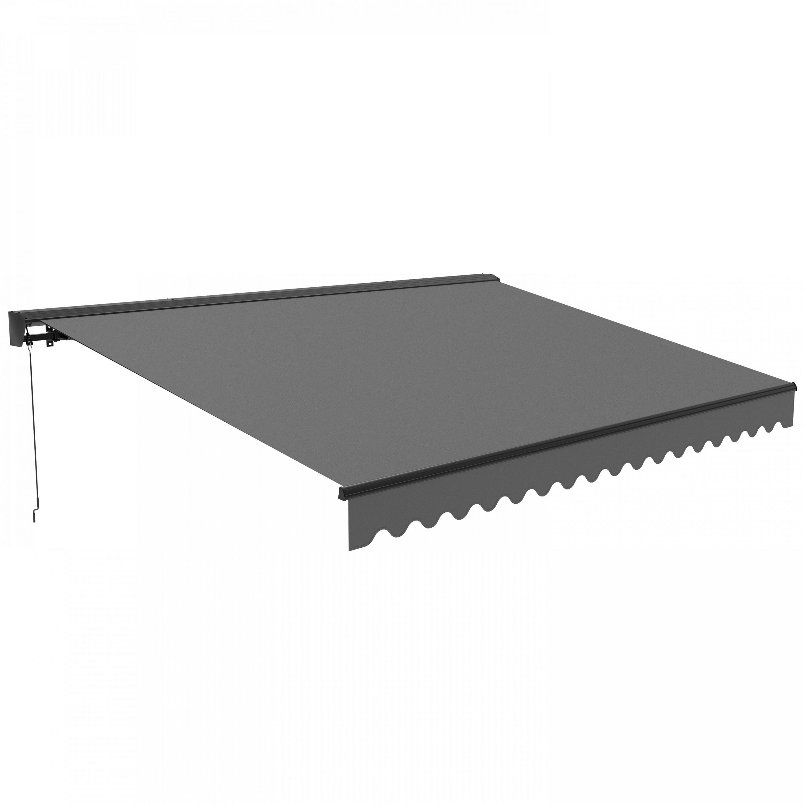 Oviala Markise, Grau 250x1x300 cm