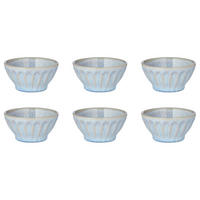 DIPSCHALEN 6er-Set Bergamo 110 ml - Pastellblau, Keramik (9/9/4.5cm) - Butlers