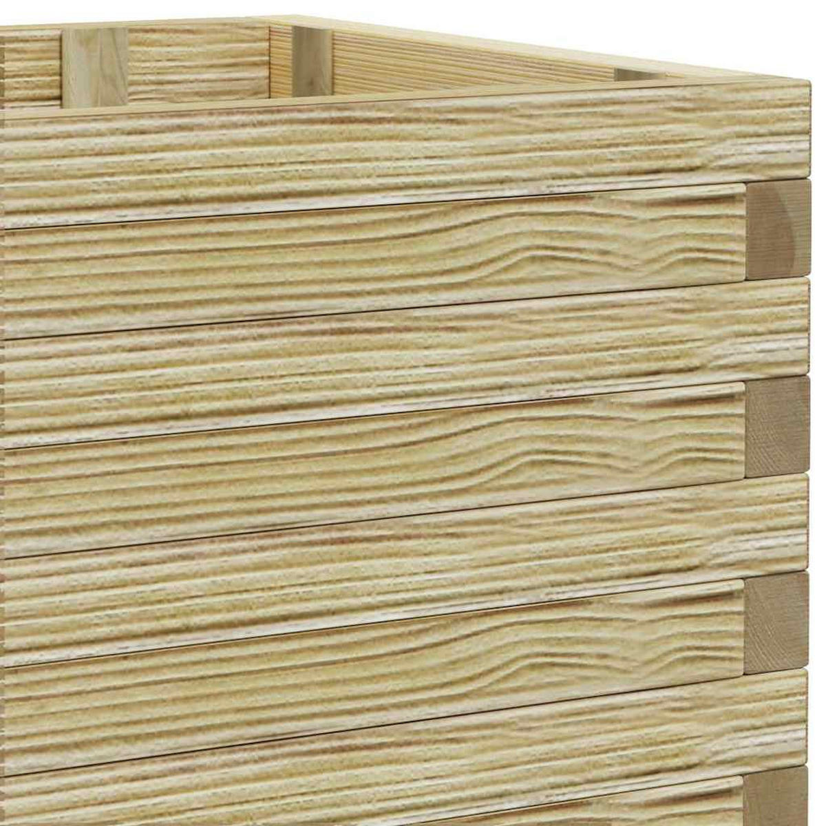 HOCHBEET 100/50/40 Cm Holz Rechteckig - Braun, Holz (50/40/100cm) - vidaXL