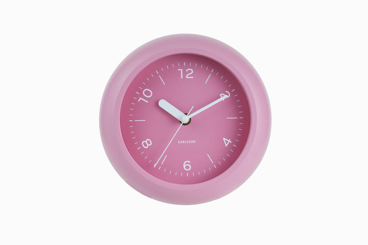 WANDUHR Slope Ø20 cm - Pink, Kunststoff (20/6.7/20cm) - Karlsson