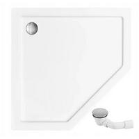 DUSCHWANNE Rea Diamond 90x90 - Weiß, Keramik (90/5/90cm) - REA