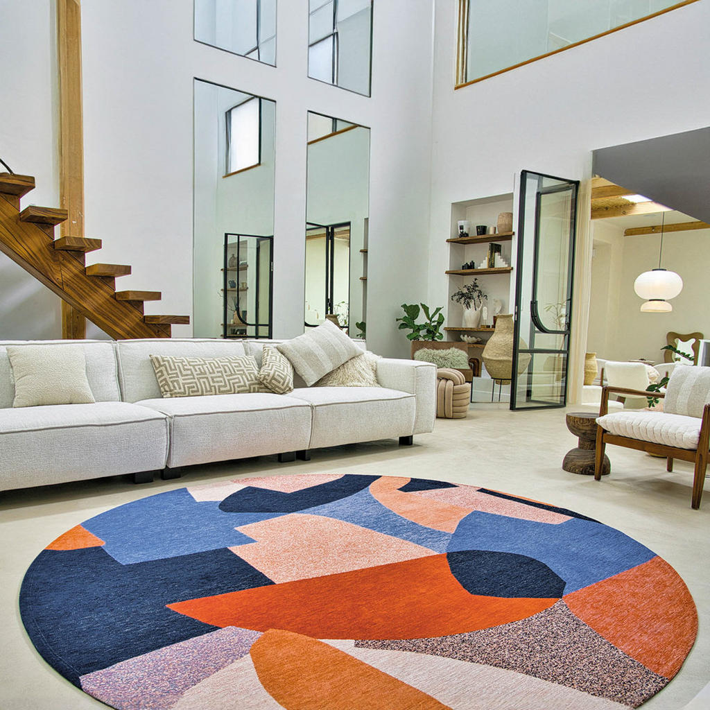 Thumbnail - Louis De Poortere Teppich, Mehrfarbig, Textil, 240x240 cm, ISO 9001, Teppiche & Böden, Teppiche