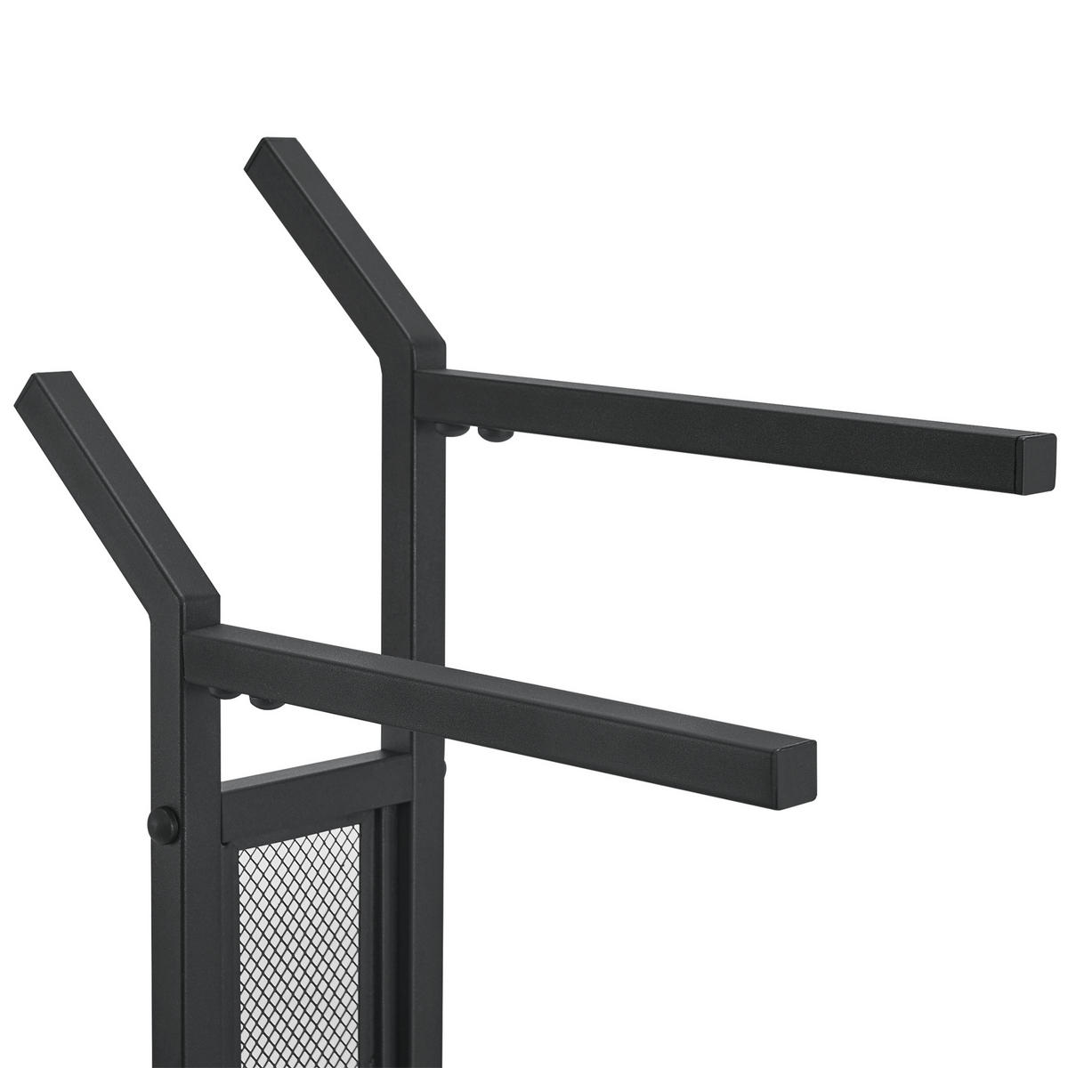 HANDTUCHSTÄNDER Telavi - Schwarz, Metall (40/88/20cm) - [en.casa]