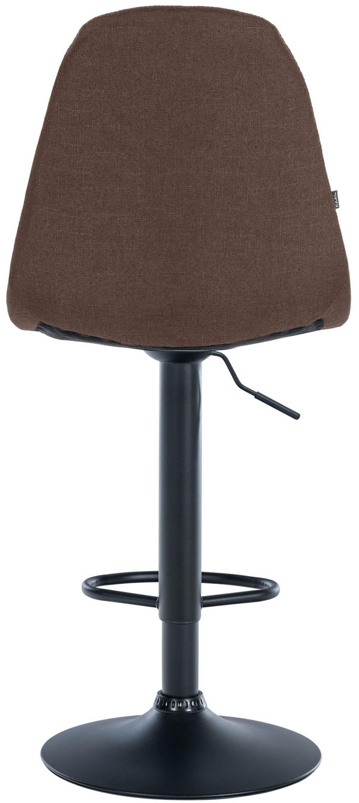 BARHOCKER Metall braun - Braun, Textil/Metall (47/99/56cm) - CLP