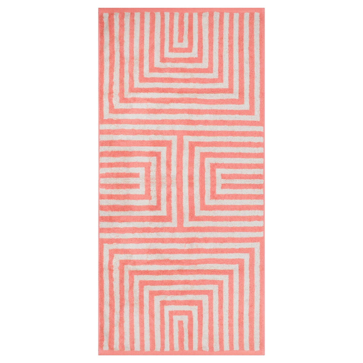 DUSCHTUCH Grafik 2er-Set - Rot, Textil (70/140cm) - Ross