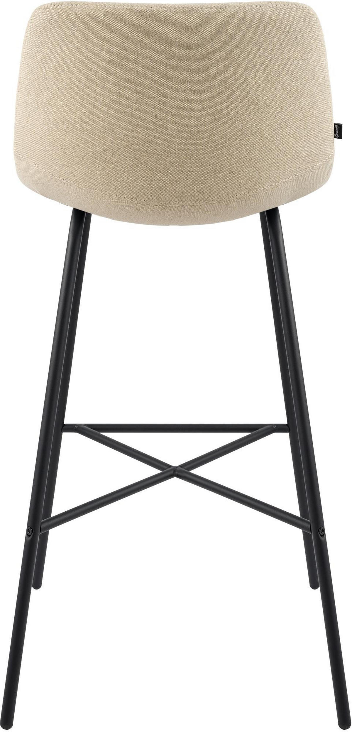 BARHOCKER Gekel Stoff Creme - Creme, Textil (44/98/49cm) - DELUKE