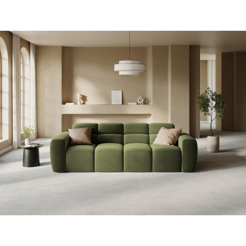 Thumbnail - Micadoni Sofa, Hellgrün, Textil, 4-Sitzer, 256x77x101 cm, Hergestellt in Europa, Oeko-Tex®, Wohnzimmer, Sofas & Couches,...