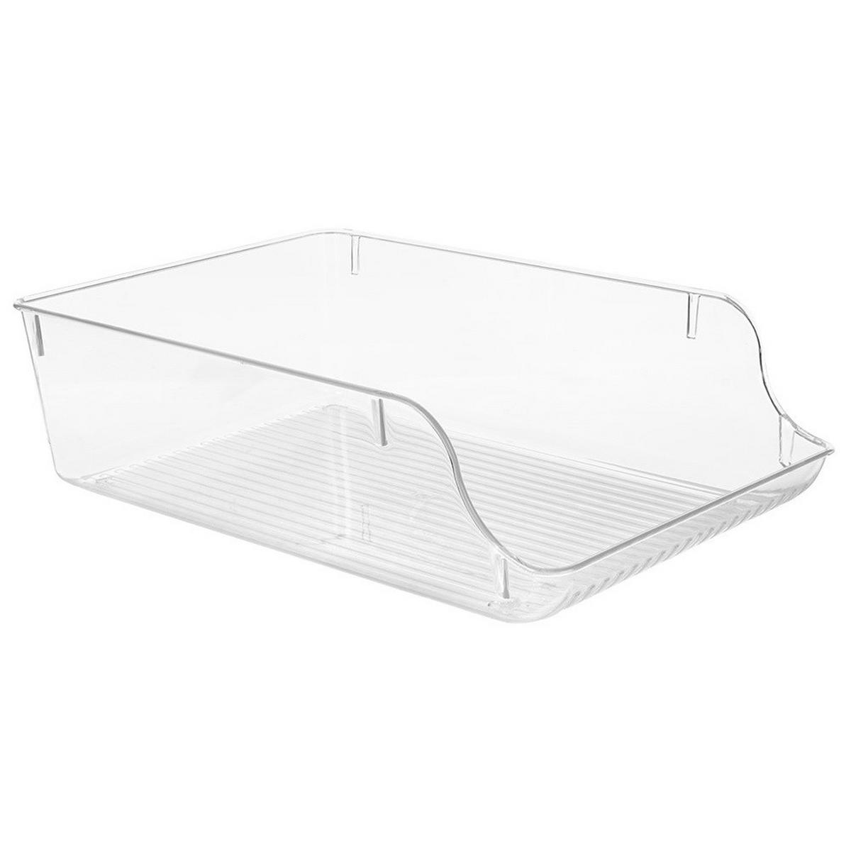 KÜHLSCHRANK-ORGANIZER 35 x 22,5 x 10 cm - Transparent, Kunststoff (35/10/22.5cm) - Excellent Houseware