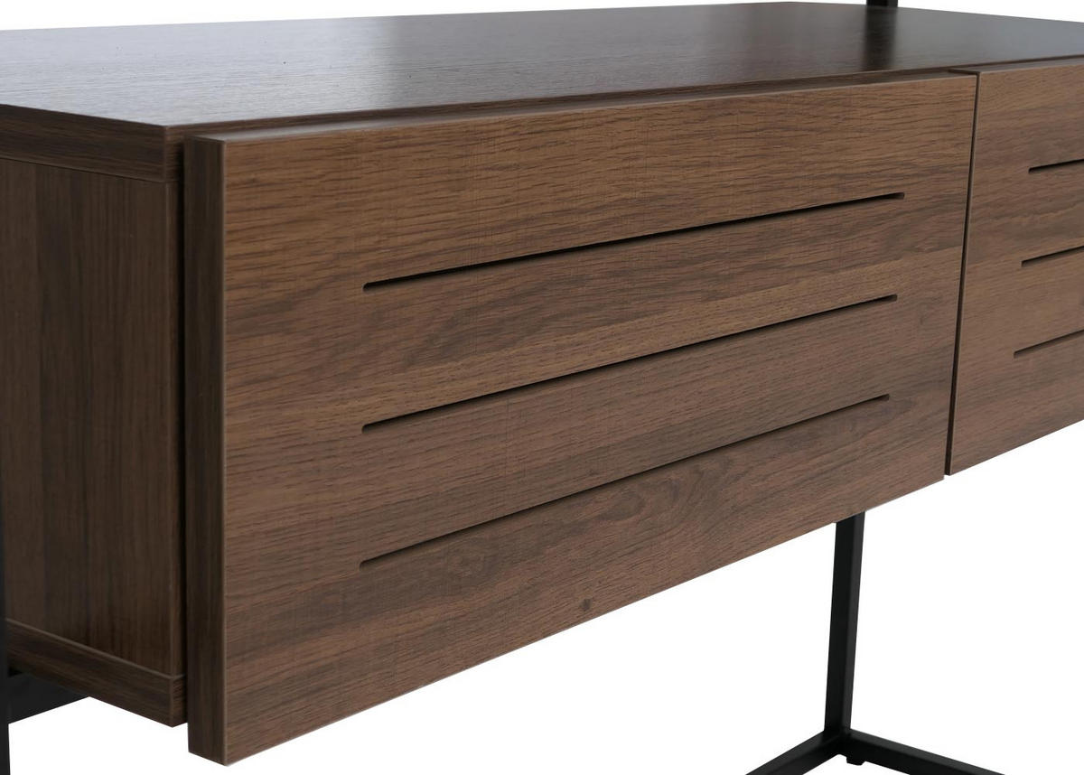 KONSOLENTISCH rechteck Braun - Braun, Holz (40/120/80cm) - MCW