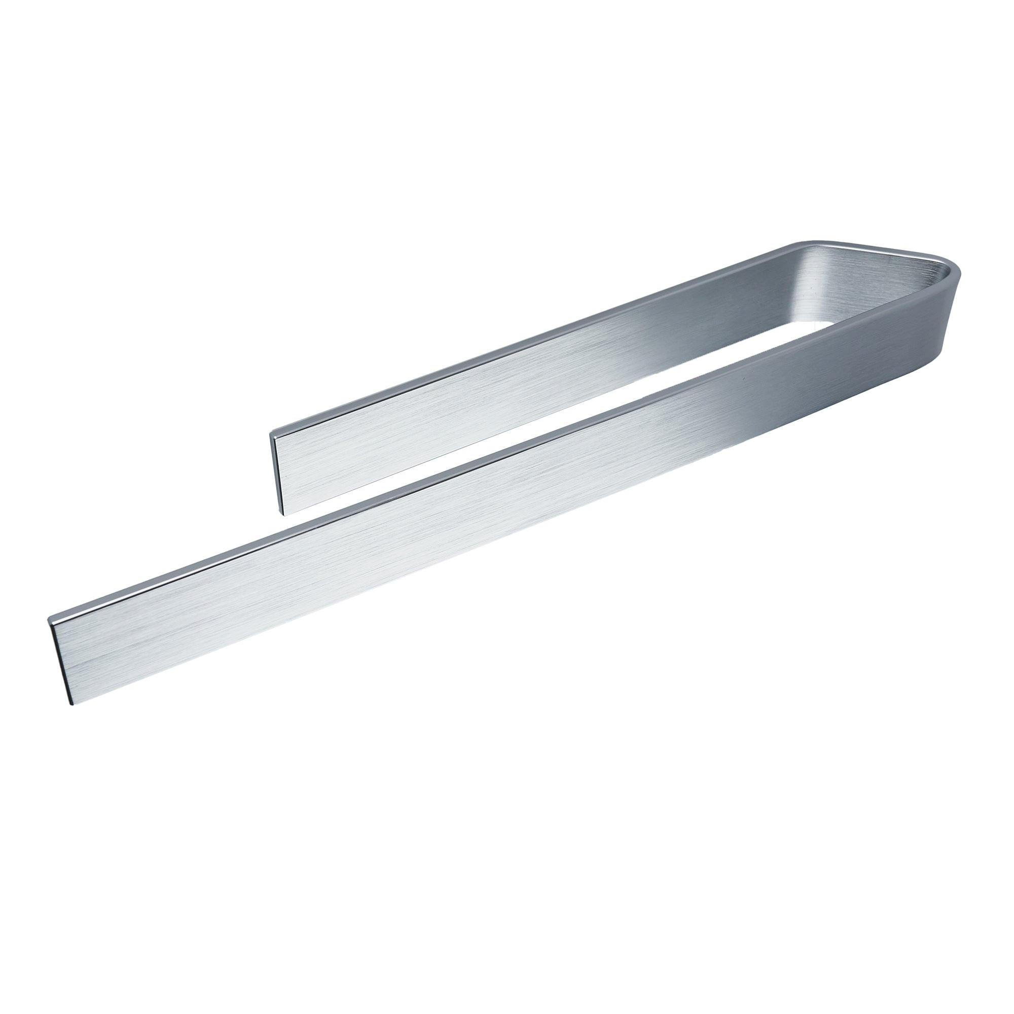 Designfabrik Hamburg Handtuchhalter Silber 40x4x6 cm