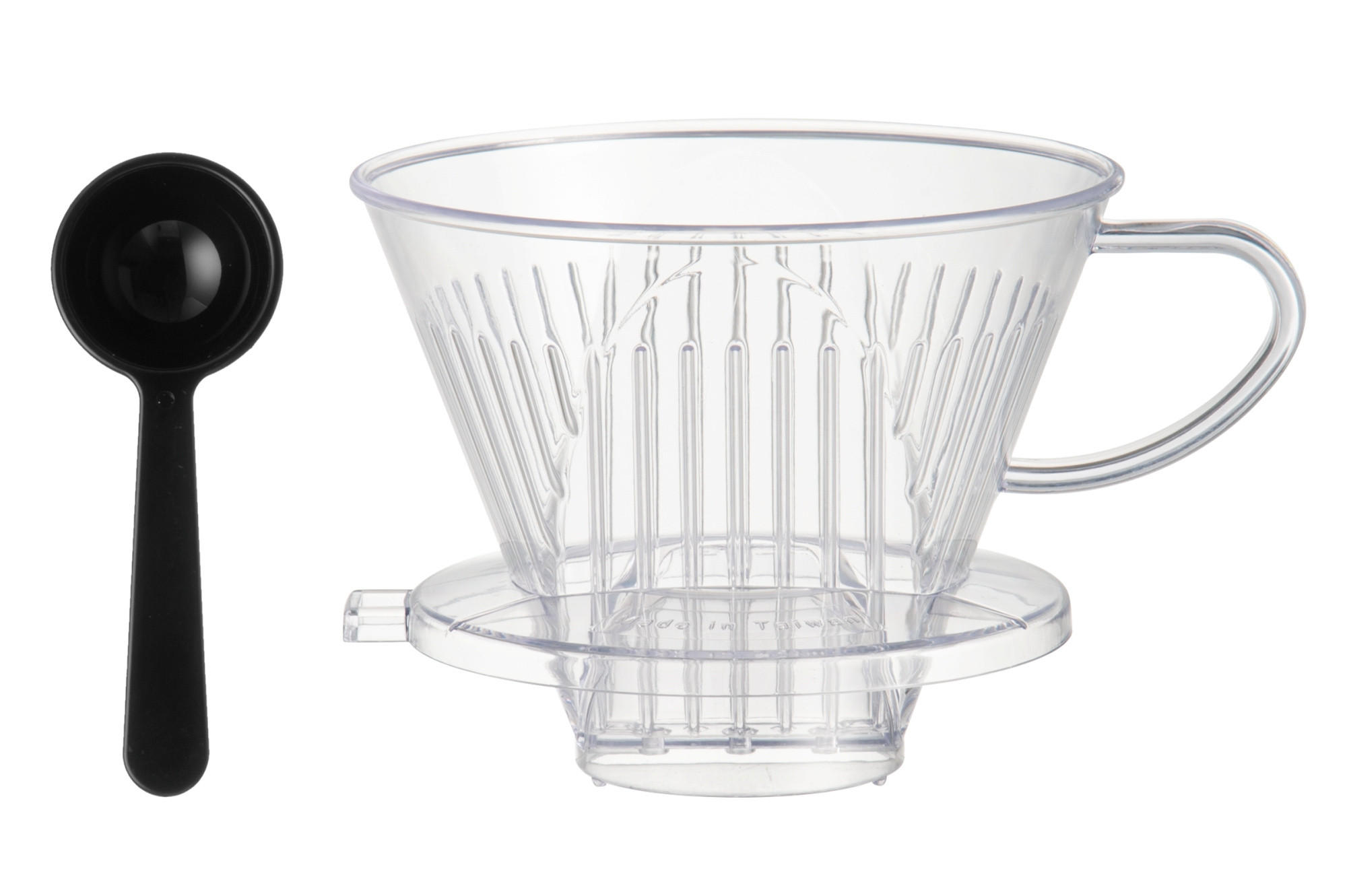KAFFEEFILTER Tropfer Kunststoff Ø 13,5 cm - Transparent, Kunststoff (15/11.5/13.5cm)