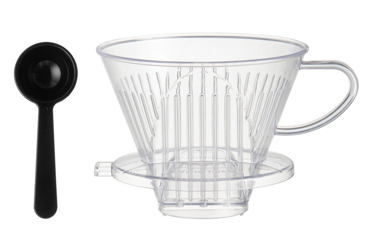 KAFFEEFILTER Tropfer Kunststoff Ø 13,5 cm - Transparent, Kunststoff (15/11.5/13.5cm)