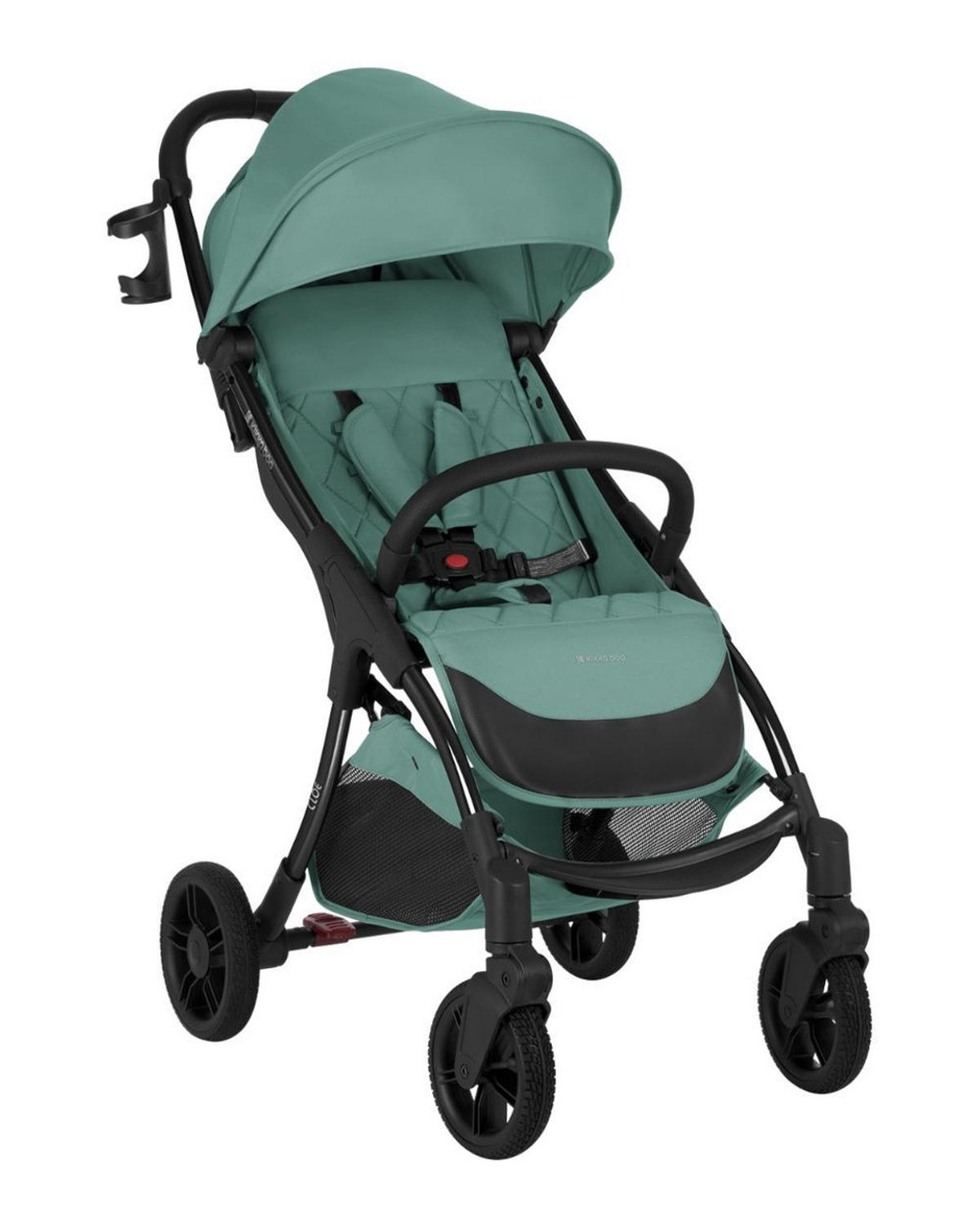 BUGGY Cloe bis 22 kg dunkelgrün Aluminiumrahmen faltbar Getränkehalter - Grün, Metall (72/43/102cm) - Kikka boo
