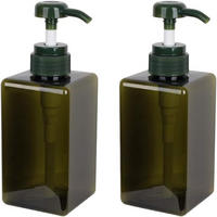 SEIFENSPENDER , 450-ml-Seifenspender – 2er-Pack - Grün, Kunststoff (6.7/10.4/6.7cm) - BELZ