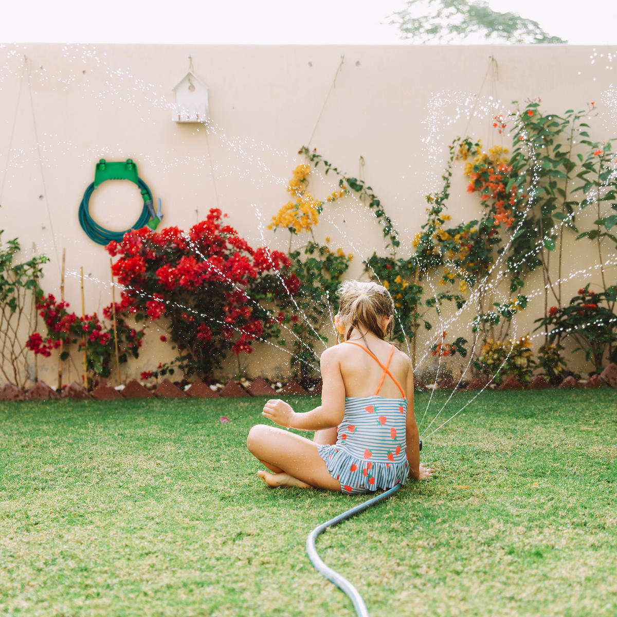 4XSCHLAUCHHALTER - Grün, Kunststoff (23.5/14.5/16cm) - Relaxdays