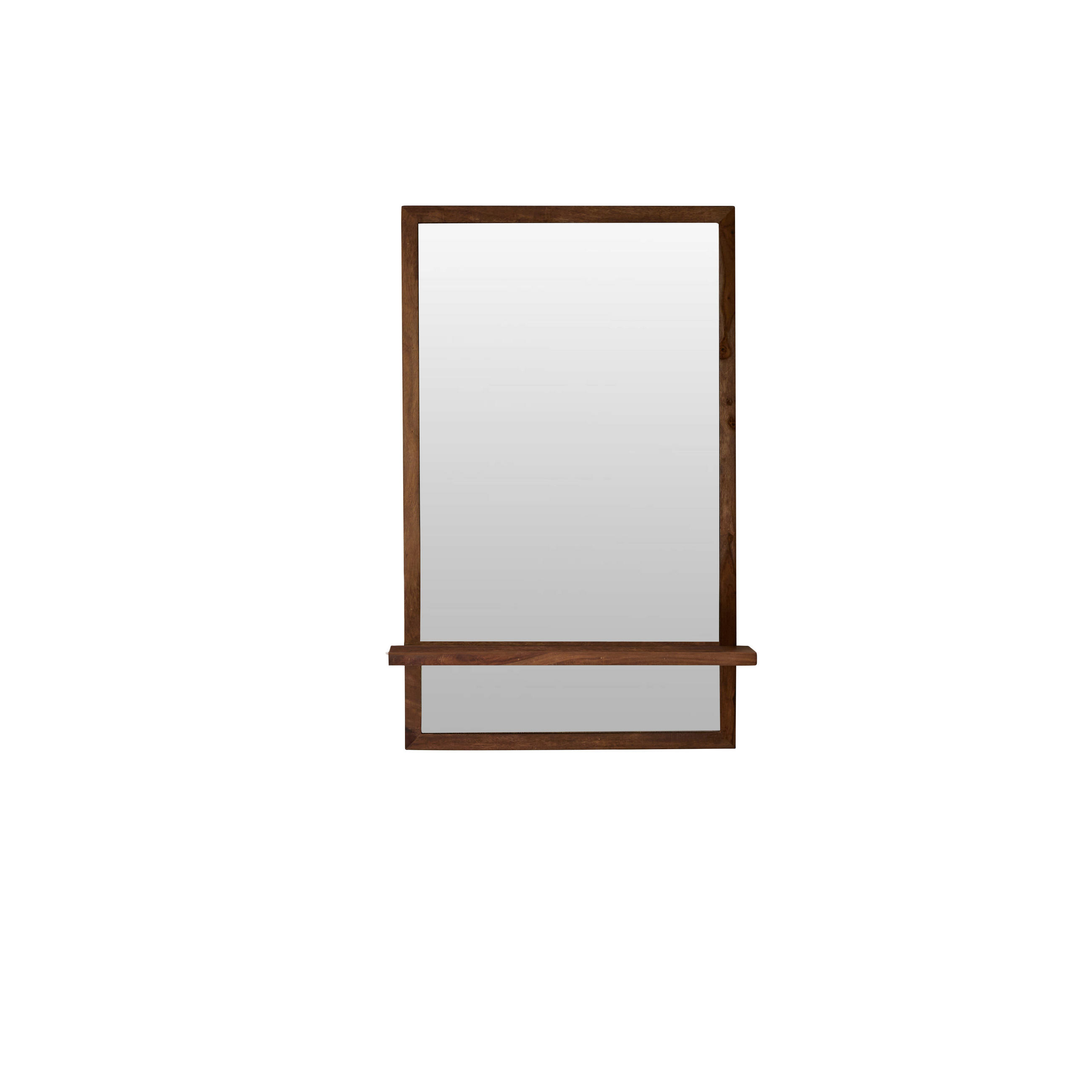 SPIEGEL Galyno Braun aus Palisander - Braun, Holz (50/75/15cm) - Tikamoon