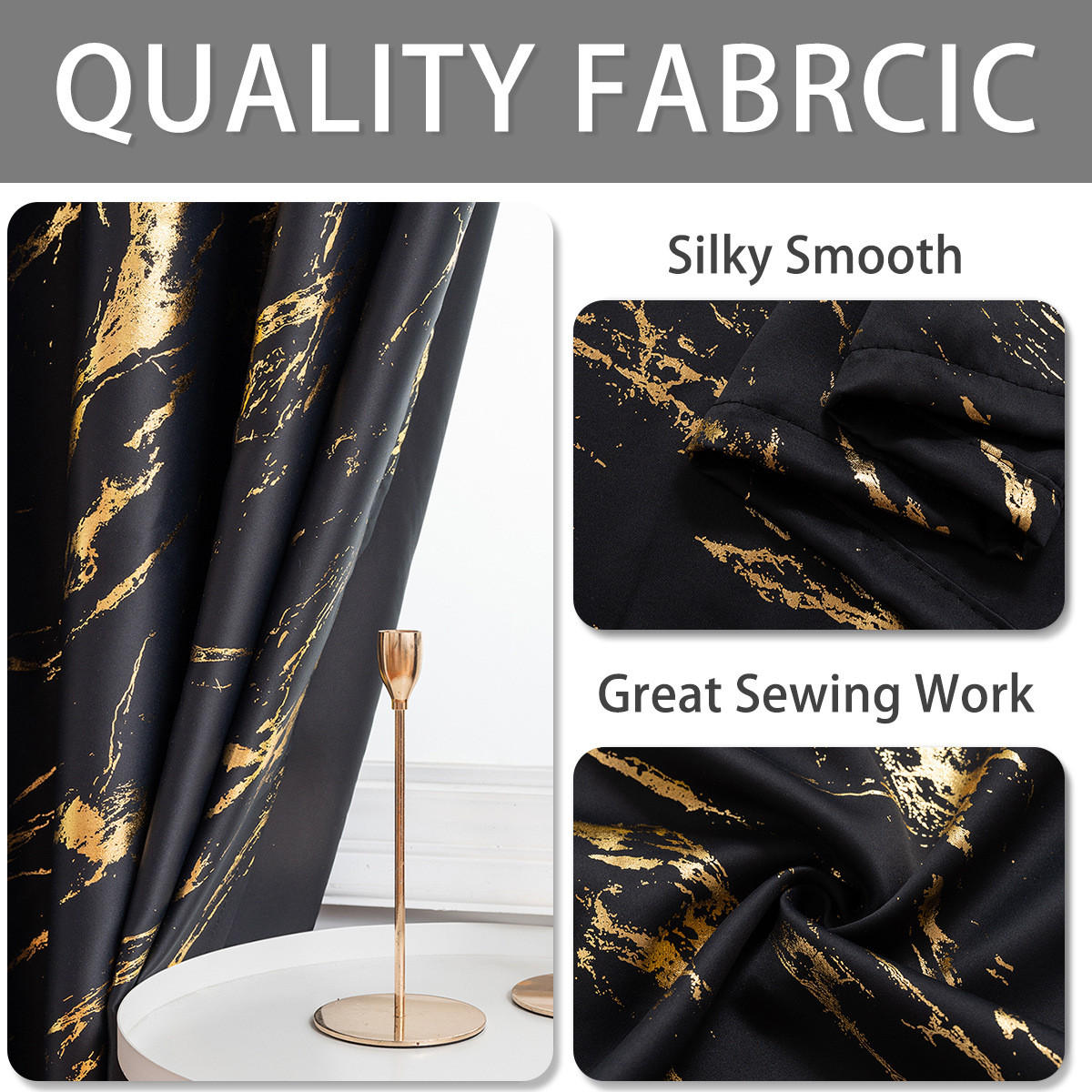 VERDUNKELUNGSVORHANG – Schwarz – 132 cm x 213 cm – 2 Schal - Schwarz, Textil (132/213cm)