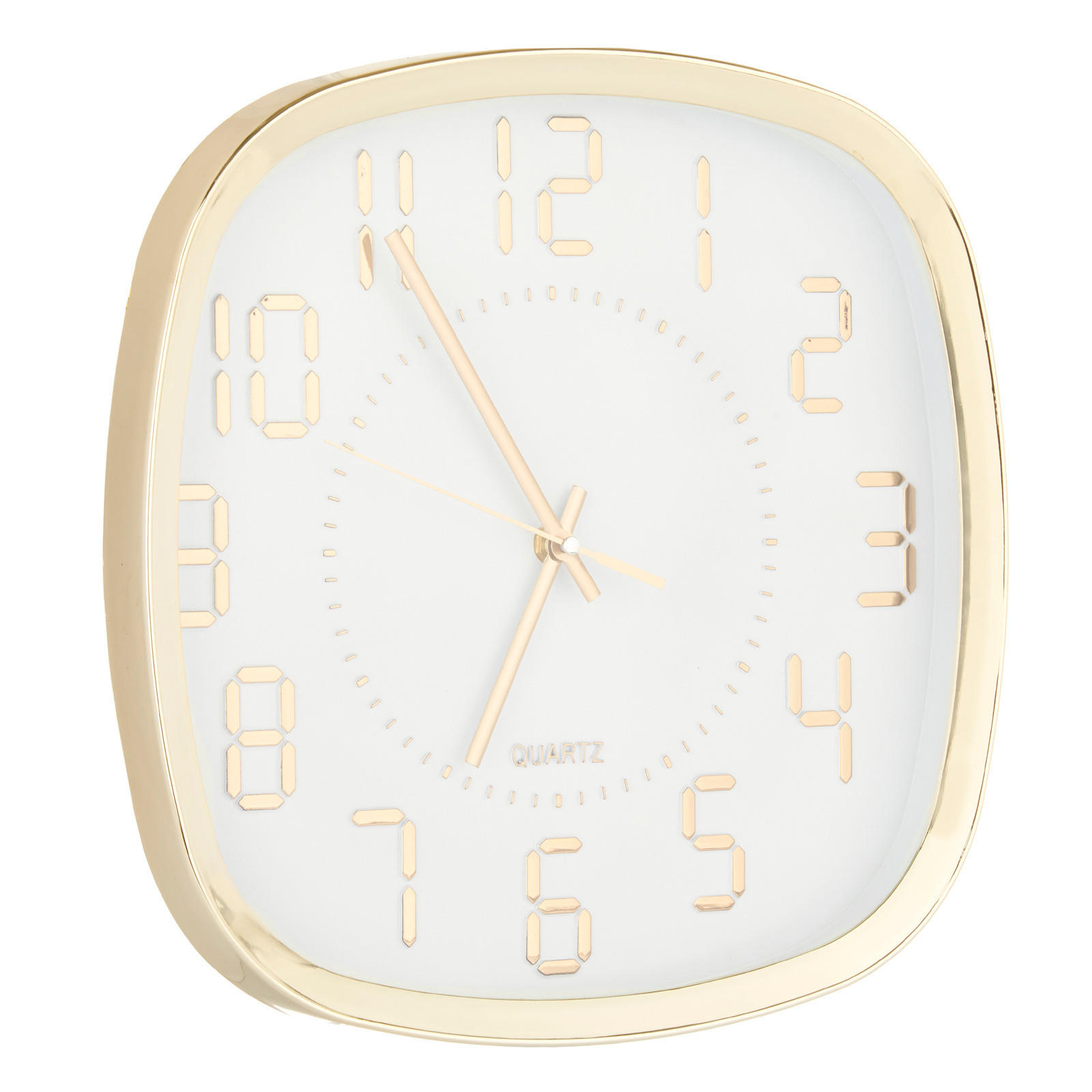 WANDUHR Gold Champagne - Goldfarben, Kunststoff (31/31/31cm) - Giftdecor