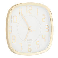WANDUHR Gold Champagne - Goldfarben, Kunststoff (31/31/31cm) - Giftdecor
