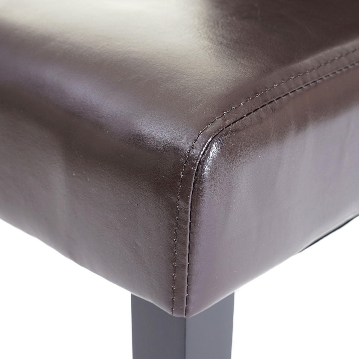 ESSZIMMERSTUHL Braun 4er-Set - Braun, Textil (41/88/55cm) - MCW