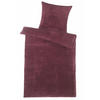 WINTER-BETTWÄSCHE 135x200 Teddy Fleece Warmer Plüsch Bettbezug Kuschelig - Rot - Bordeaux, Textil (135/200cm) - Carpe Sonno