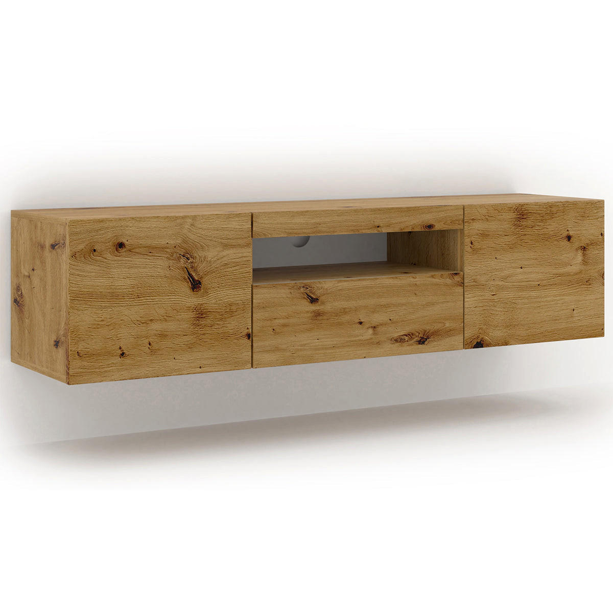 TV-MÖBEL Aurus Holz - Braun, Holzwerkstoff (150/36/37cm) - Petits-meubles