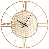CEAS DE PERETE 80 cm metal auriu Blamere - auriu, metal (80/80/3cm) - Beliani