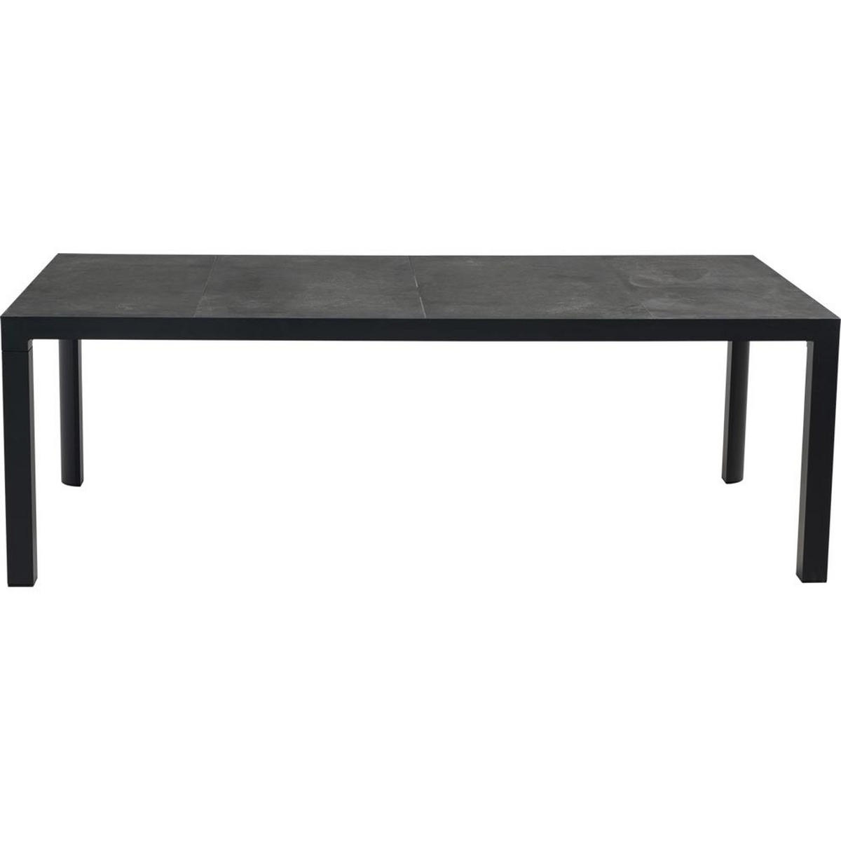 GARTENTISCH Murcia - Anthrazit - 220/100/74 cm - Dunkelgrau, Metall (220/100/74cm) - Lesli Living