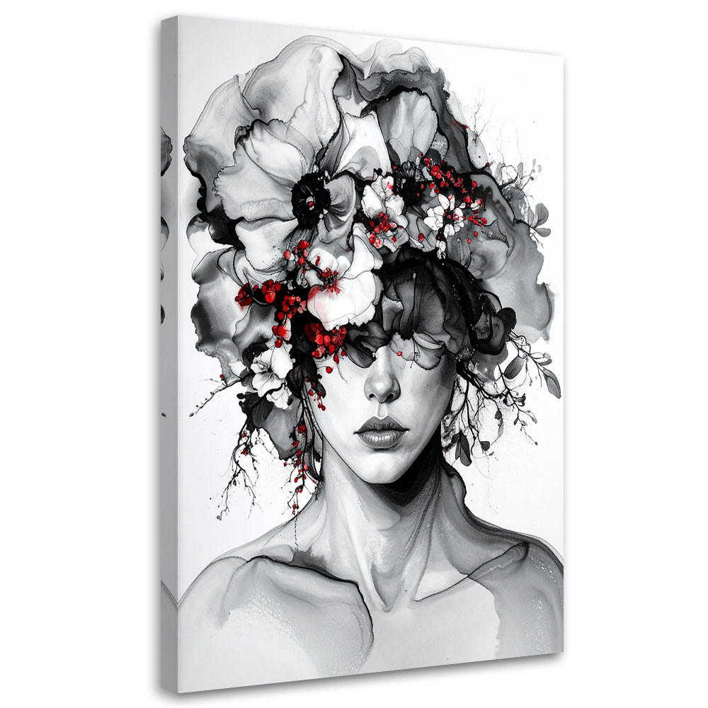 Feeby Bild Schwarz 70x100 cm
