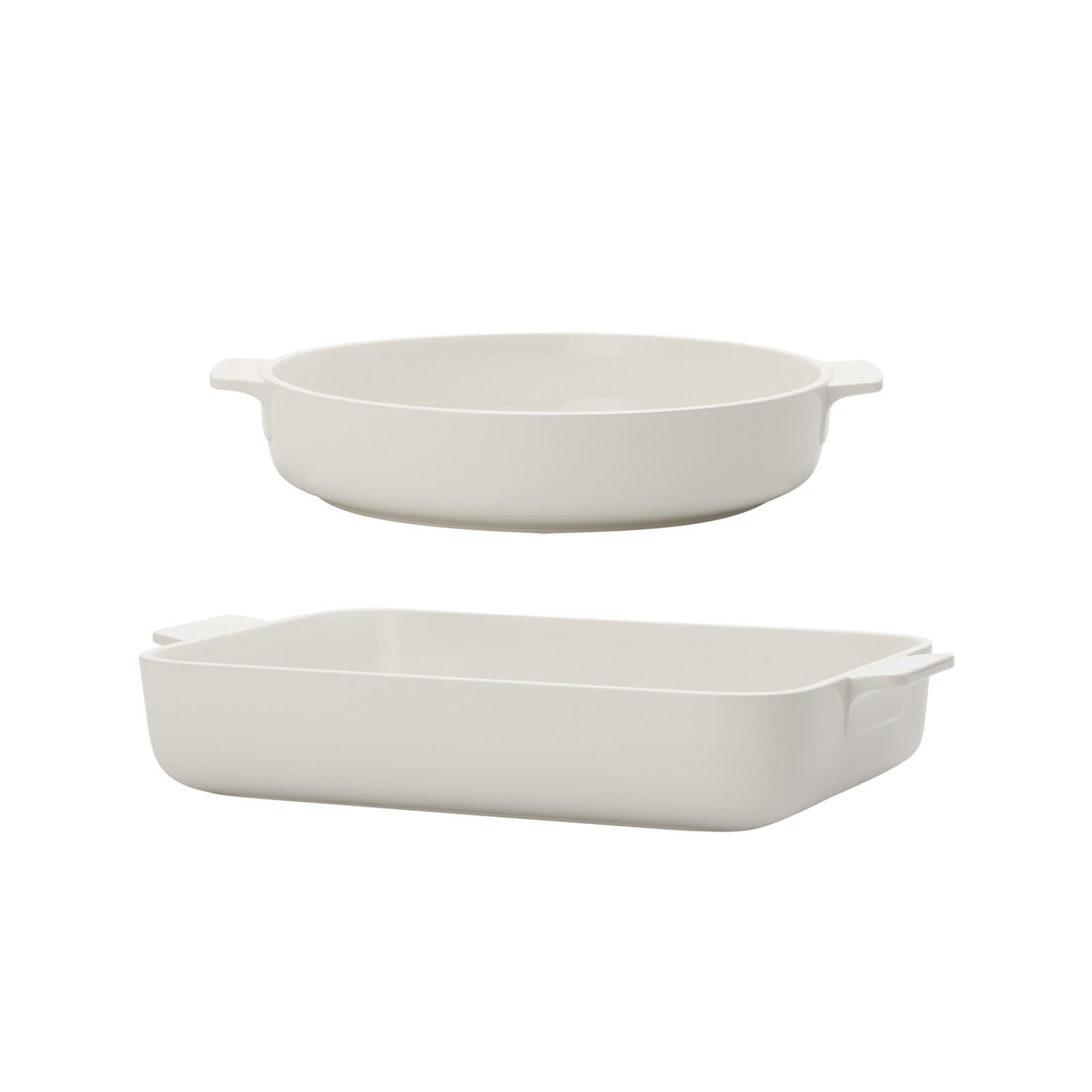 AUFLAUFFORMEN GROSS Clever Cooking weiß 2er Set - Weiß, Keramik (1cm) - Villeroy & Boch