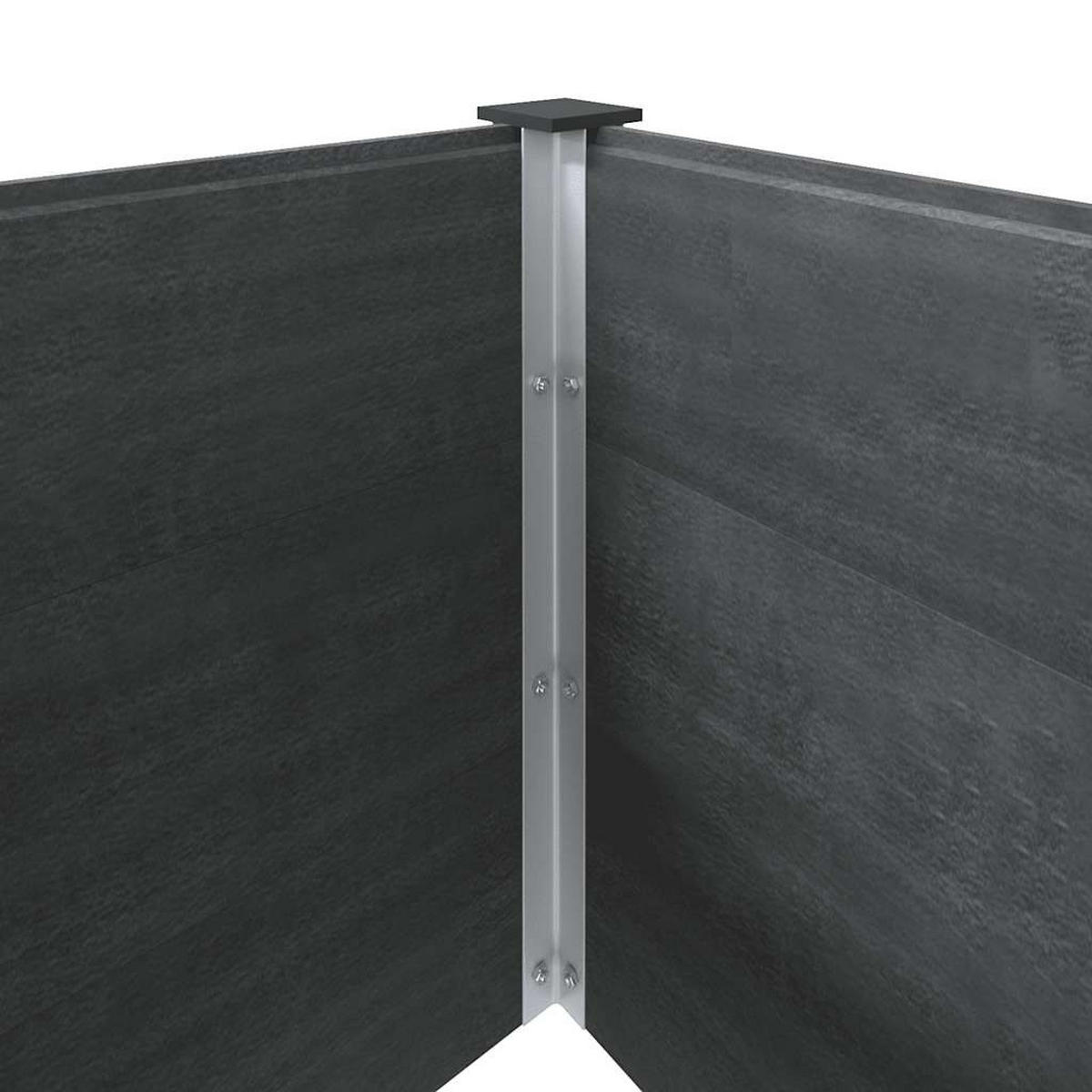 HOCHBEET 300/50/91 cm, aus WPC und Stahl, Grau - Grau, Kunststoff (300/91/50cm) - vidaXL