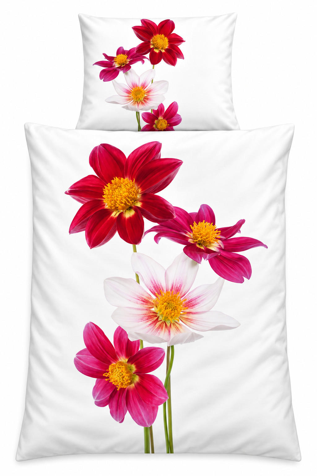 BETTWÄSCHE Margarite Microfaser 2tlg. - Multicolor, Textil (135/200cm) - TiborTex