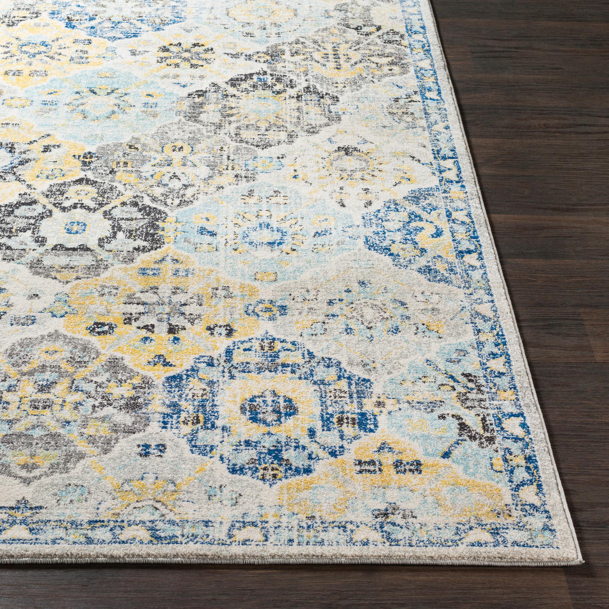 VINTAGE-TEPPICH 120x170 cm Mehrfarbig - Blau/Multicolor, Naturmaterialien/Textil (120/170cm) - LIVABLISS