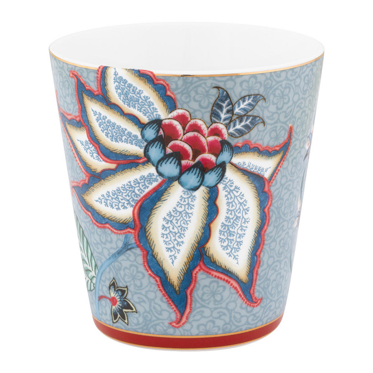 BECHER Geschenkset oriental blumenfestival blau 230 ml - Blau, Keramik (0.23L) - Pip Studio