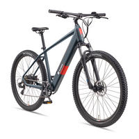 E-BIKE Mountainbike Aufsteiger M921 Für Damen u. Herren 468 Wh Heckmotor 7-Gang-Kettenschaltung 29 Zoll - Grau, Metall (114.6cm) - Telefunken