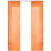 VORHANG 2ER SET HxB 245x60 cm Orange - Orange, Textil (60/245cm) - Gardinenbox