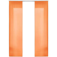 VORHANG 2ER SET HxB 245x60 cm Orange - Orange, Textil (60/245cm) - Gardinenbox