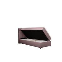 BOXBETT Reve 90 x 200 cm mit Bettkasten und Lattenrost ohne matratze - rosa - Rosa, Holz (90/206cm) - Panda Möbel